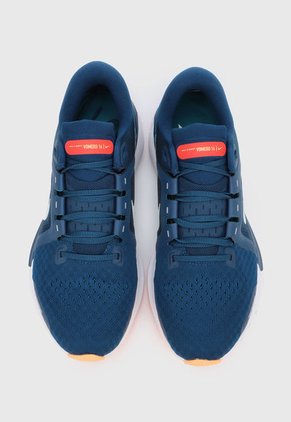 Tenis Running Azul Petróleo-Verde Menta-Rojo Nike Air Zoom Vomero 16