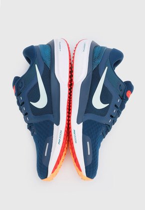 Tenis Running Azul Petróleo-Verde Menta-Rojo Nike Air Zoom Vomero 16