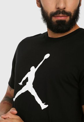Camiseta Negro-Blanco Nike Jordan Jumpman