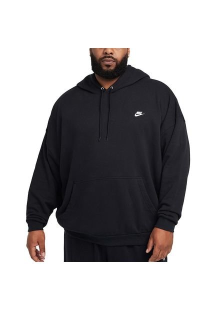 Hoodie Nike Club Fleece-Negro