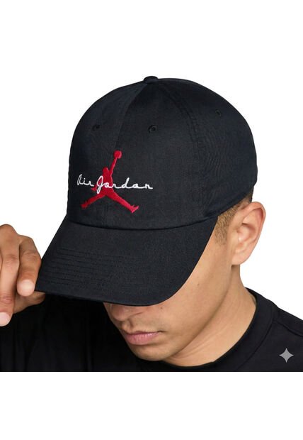 Gorra Nike U J Clb Cap Us Cb Flt Scrpt Hombre-Negro