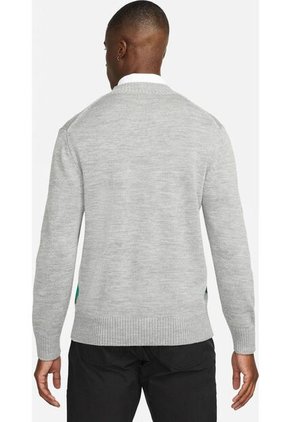 Buzo Hombre Nike Tiger Woods Sweater Knit Crew Gris