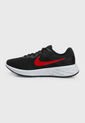 Tenis Running Negro-Blanco-Rojo Nike Revolution 6 NN de Nike