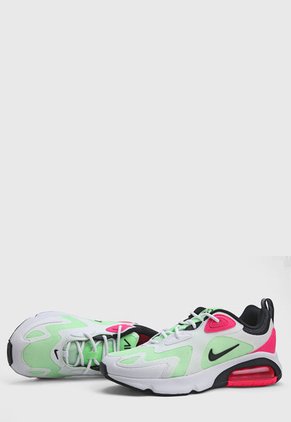Tenis Lifestyle Verde-Blanco-Rosa Nike Air Max 200
