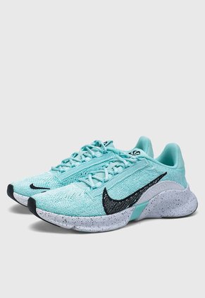 Tenis Training Verde Menta-Blanco-Negro NIKE SuperRep Go 3 Flyknit Next Nature