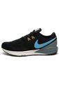 Tenis Running Gris-Negro Nike AIr Zoom Structure 22 de Nike