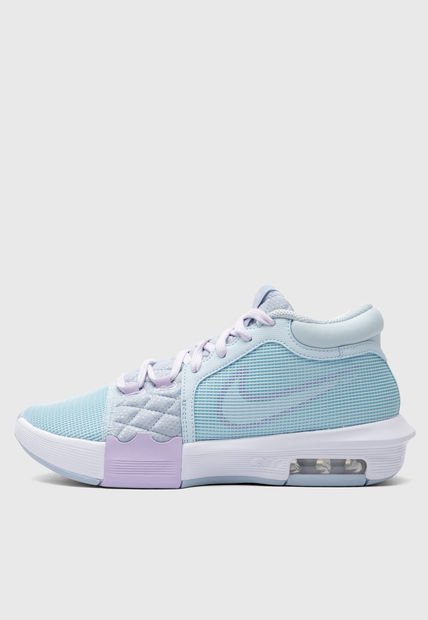 Tenis Basketball Celeste-Lila Nike Lebron Witness VIII