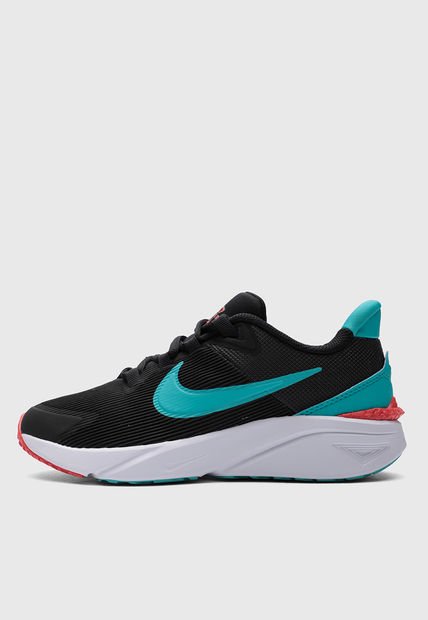 Tenis Running Negro-Turquesa-Rojo NIKE Star Runner 4