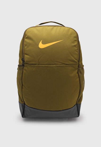 Morral Verde Oliva-Naranja Neón Nike Brasilia 9.5