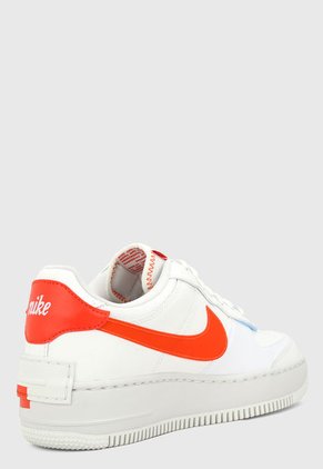 Tenis Lifestyle Blanco-Rojo-Azul Nike Air Force 1 Shadow AF1