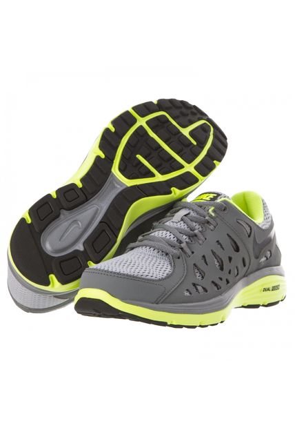 Running Nike Gris-Verde Neón