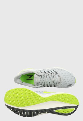 Tenis Running Gris-Verde-Blanco Nike Zoom Vomero