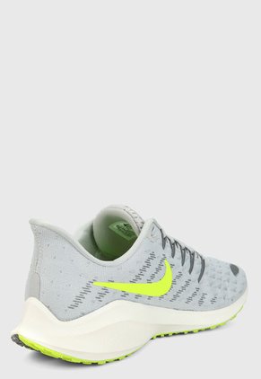 Tenis Running Gris-Verde-Blanco Nike Zoom Vomero
