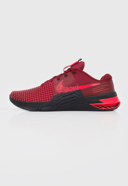 Tenis Training Rojo-Coral-Negro Nike Metcon 8