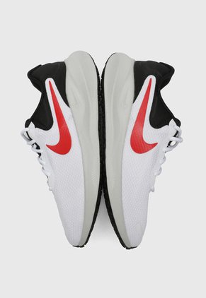Tenis Running Blanco-Negro-Rojo Nike Revolution 7