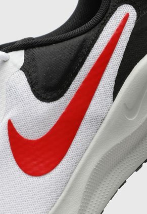 Tenis Running Blanco-Negro-Rojo Nike Revolution 7