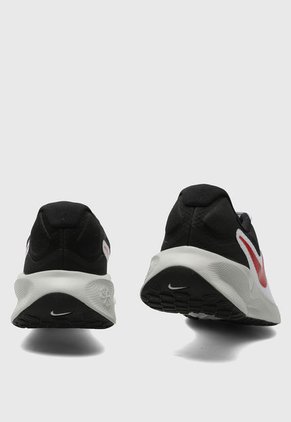 Tenis Running Blanco-Negro-Rojo Nike Revolution 7