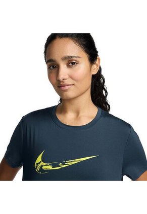 Camiseta Nike One Mujer-Azul