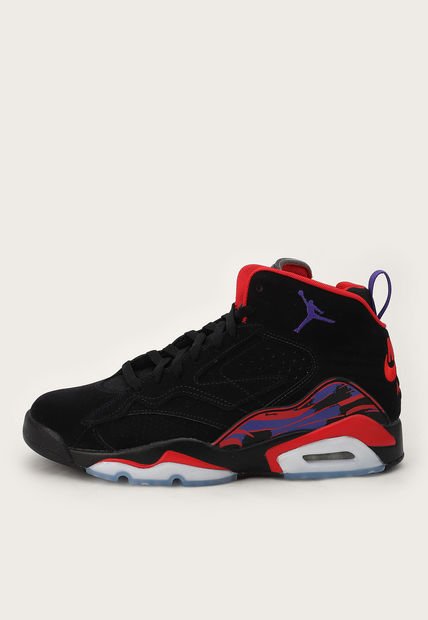 Tenis Basketball Negro-Rojo-Blanco-Violeta Nike Air Jordan Jumpman MVP Raptors