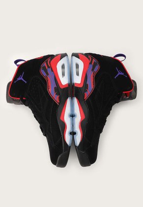 Tenis Basketball Negro-Rojo-Blanco-Violeta Nike Air Jordan Jumpman MVP Raptors