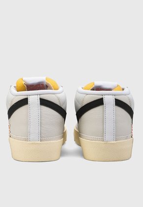 Tenis Lifestyle Blanco-Beige-Negro NIKE Blazer Low Pro Club