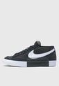 Tenis Lifestyle Negro-Verde Oliva-Blanco NIKE Blazer Low Pro Club de Nike