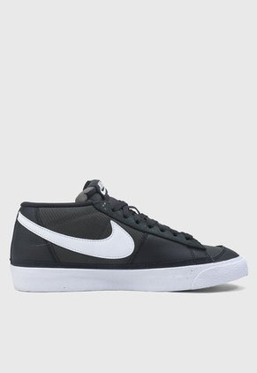Tenis Lifestyle Negro-Verde Oliva-Blanco NIKE Blazer Low Pro Club