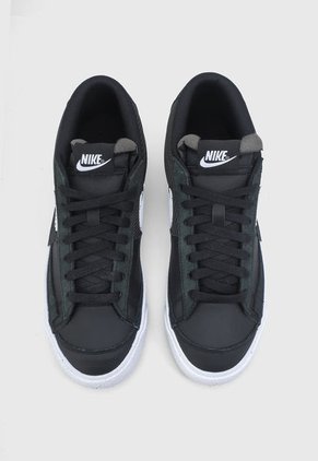 Tenis Lifestyle Negro-Verde Oliva-Blanco NIKE Blazer Low Pro Club