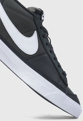 Tenis Lifestyle Negro-Verde Oliva-Blanco NIKE Blazer Low Pro Club