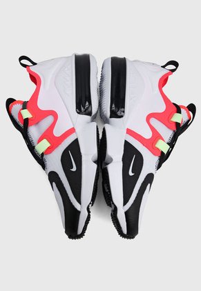 Tenis Lifestyle Blanco-Negro-Coral Nike Max Infinity