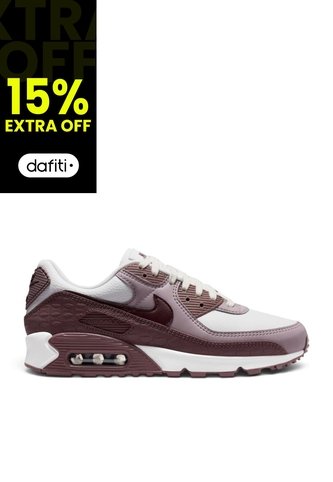 Tenis Nike Wmns Air Max 90 Se Mujer-Blanco/Vino Tinto Nike