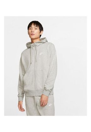 Chaqueta Deportiva Hombre Nike Sportswear Club Hoodie Full-Zip - Gris