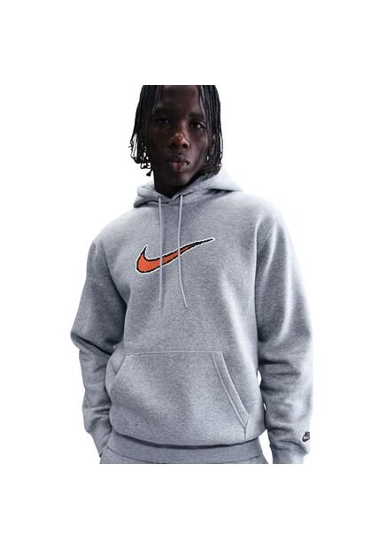 Hoodie Nike Club Bb Hdy Neo Varsity Hombre-Gris