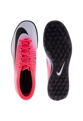Fútbol  Blanco-Fucsia-Negro Nike MERCURIALX VORTEX III TF