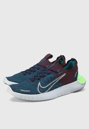 Tenis Running Vinotinto-Azul Navy-Verde NIKE Free Rn Fk Next Nature