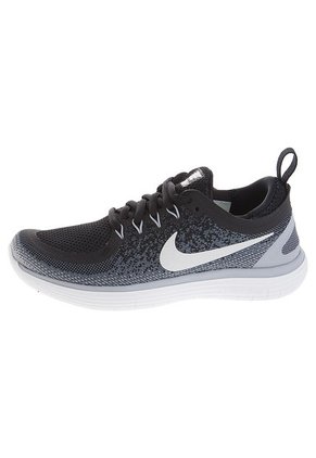 Running Negro-Gris-Blanco Nike WMNS FREE RN DISTANCE 2