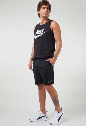 Pantaloneta Negro-Blanco Nike