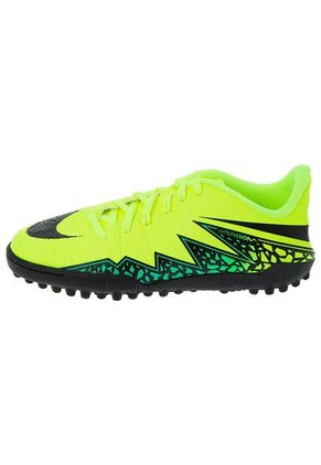 Fútbol  Amarillo Neón-Negro-Verde Nike Jr Hypervenom Phelon II Tf