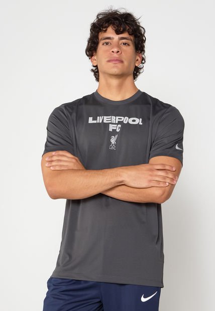 Camiseta Gris Oscuro-Gris Claro Nike Club América