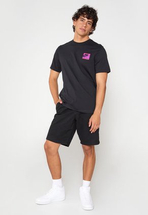 Camiseta Negro-Violeta-Naranja Nike Sportswear