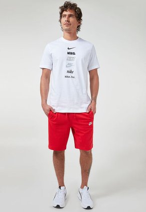 Camiseta Blanco-Negro-Gris Nike Sportswear