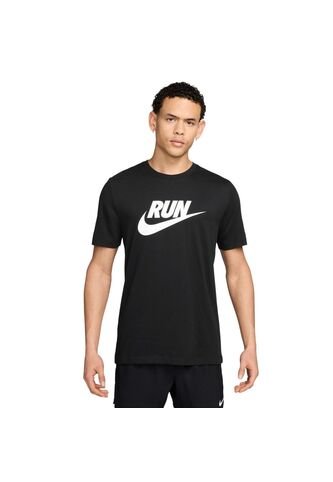 Camiseta Nike Df Tee Run Swoosh Hombre-Negro Nike