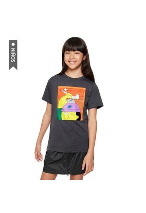 Camiseta Nike Sportswear Niño-Negro