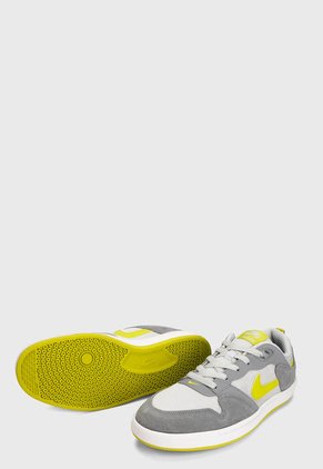 Tenis Skateboarding Gris-Amarillo-Blanco Nike Sb Alleyoop