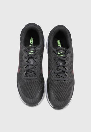 Tenis Running Negro-Vinotinto-Verde Neón Nike Renew Ride 3