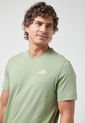 Camiseta Verde Oliva-Blanco Nike de Nike