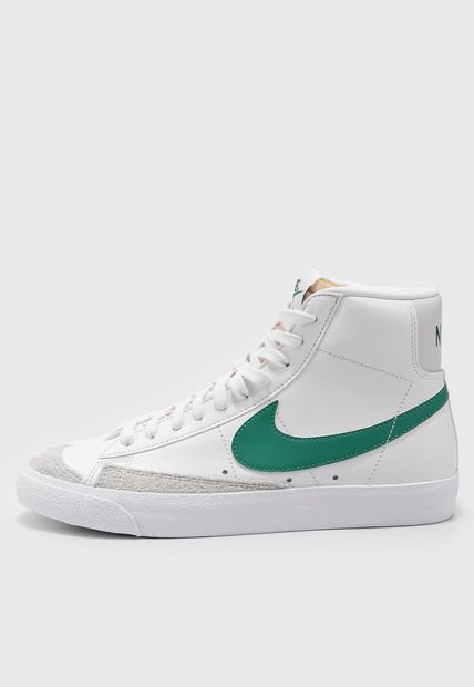 Tenis Lifestyle Blanco-Verde-Gris Nike Blazer Mid '77 Vintage