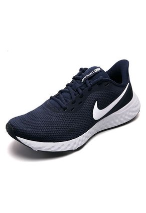 Tenis Running Azul Navy-Blanco Nike Revolution 5