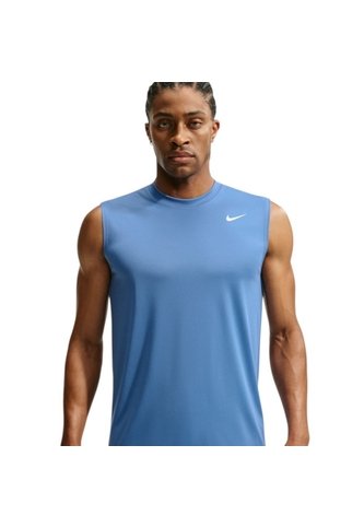Camiseta Sin Mangas Nike M Df Tee Std Flex Hombre-Azul Nike