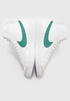 Tenis Lifestyle Blanco-Verde-Gris Nike Blazer Mid '77 Vintage
